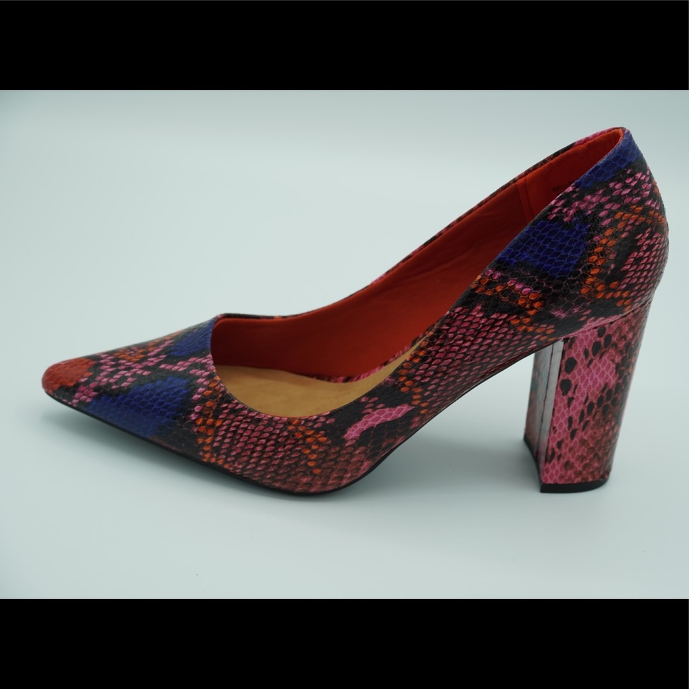 Fancy colorful heel